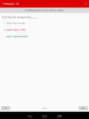 Prüfung B1 - B2 android App screenshot 0