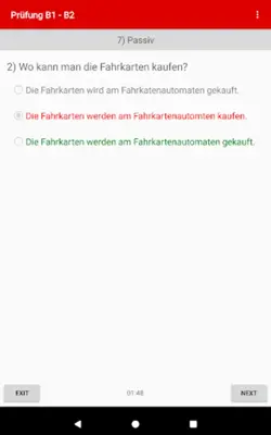 Prüfung B1 - B2 android App screenshot 1