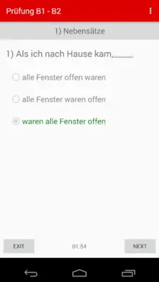 Prüfung B1 - B2 android App screenshot 3