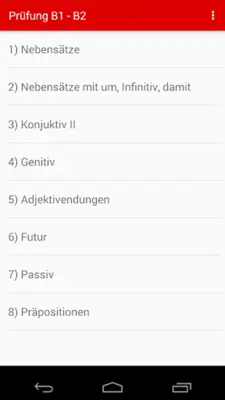 Prüfung B1 - B2 android App screenshot 4